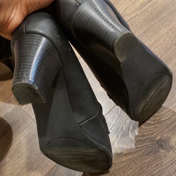 Black square heels - Picture 3 of 3